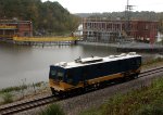 645 - Track Geometry car GMS-2 westbound from the backyard